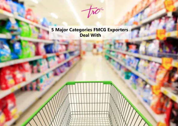 Major Categories FMCG Exporters Deal With