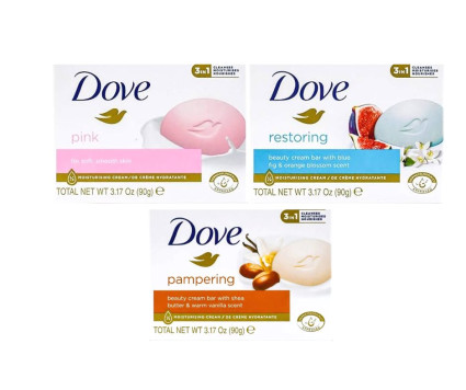 Dove Soap 90g supplied at Treasure Orbit Group UAE