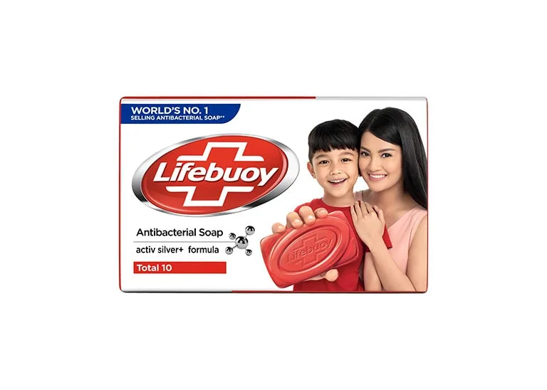 Lifebuoy Total 10 Anti-bacterial Soap Bar 80g